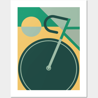 Modern Art Bicycle Cycling Graphic Posters and Art